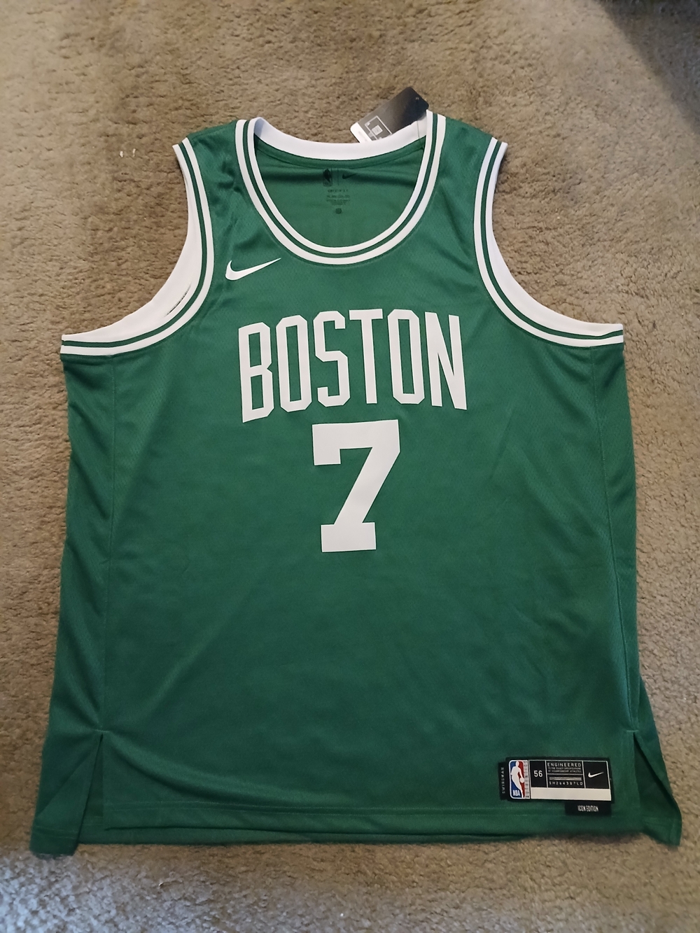 NBA Boston Celtics Jaylen Brown Jersey- XXL